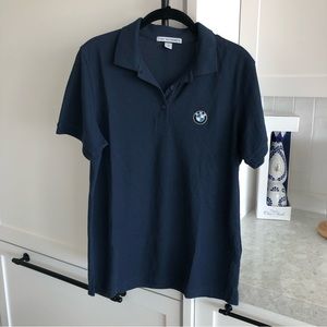 Women’s BMW Navy Blue Golf Polo Shirt Top Small